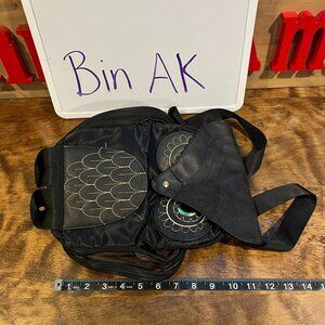 Black Owl Backpack